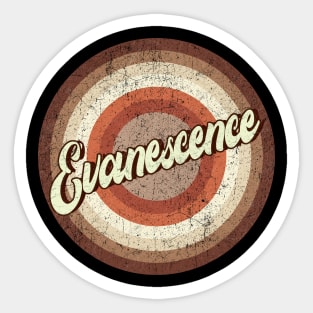 Vintage brown exclusive - Evanescence heavy metal Sticker